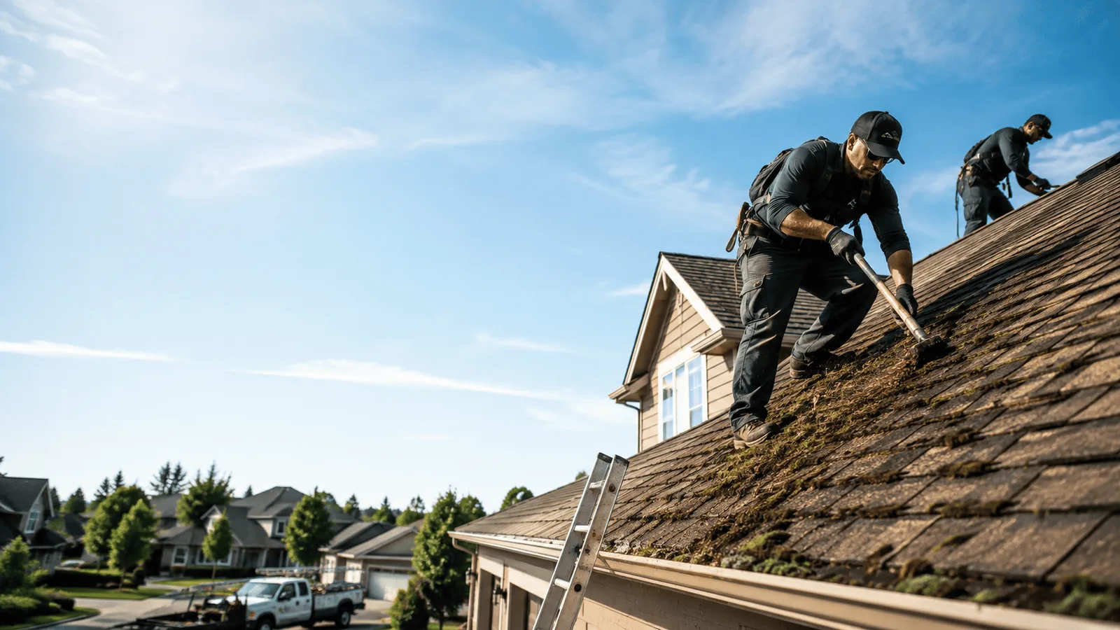 Roof Moss Removal in Riesel, TX near me